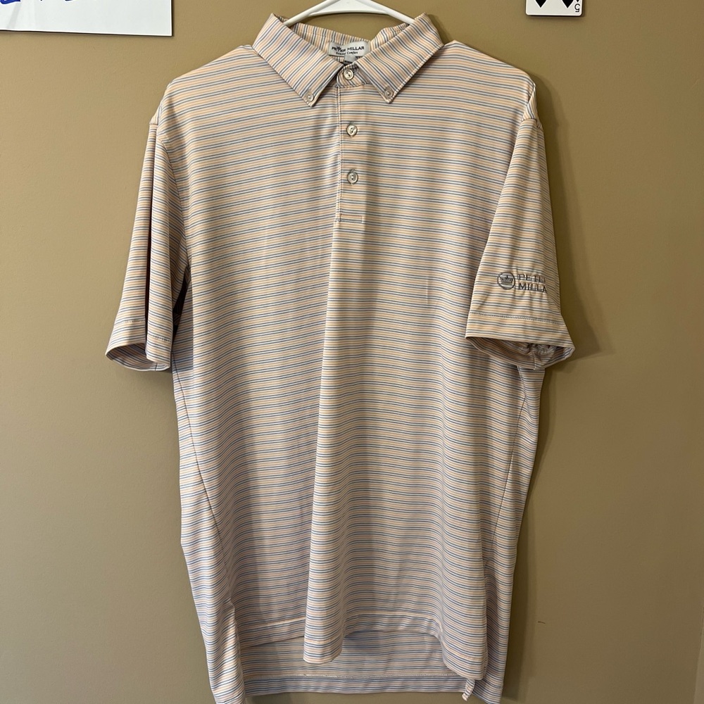 Peter Millar tour logo polo